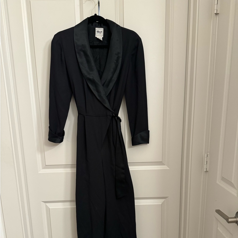 GIGi by Gillian Small Tuxedo Style One Piece Pantsuit